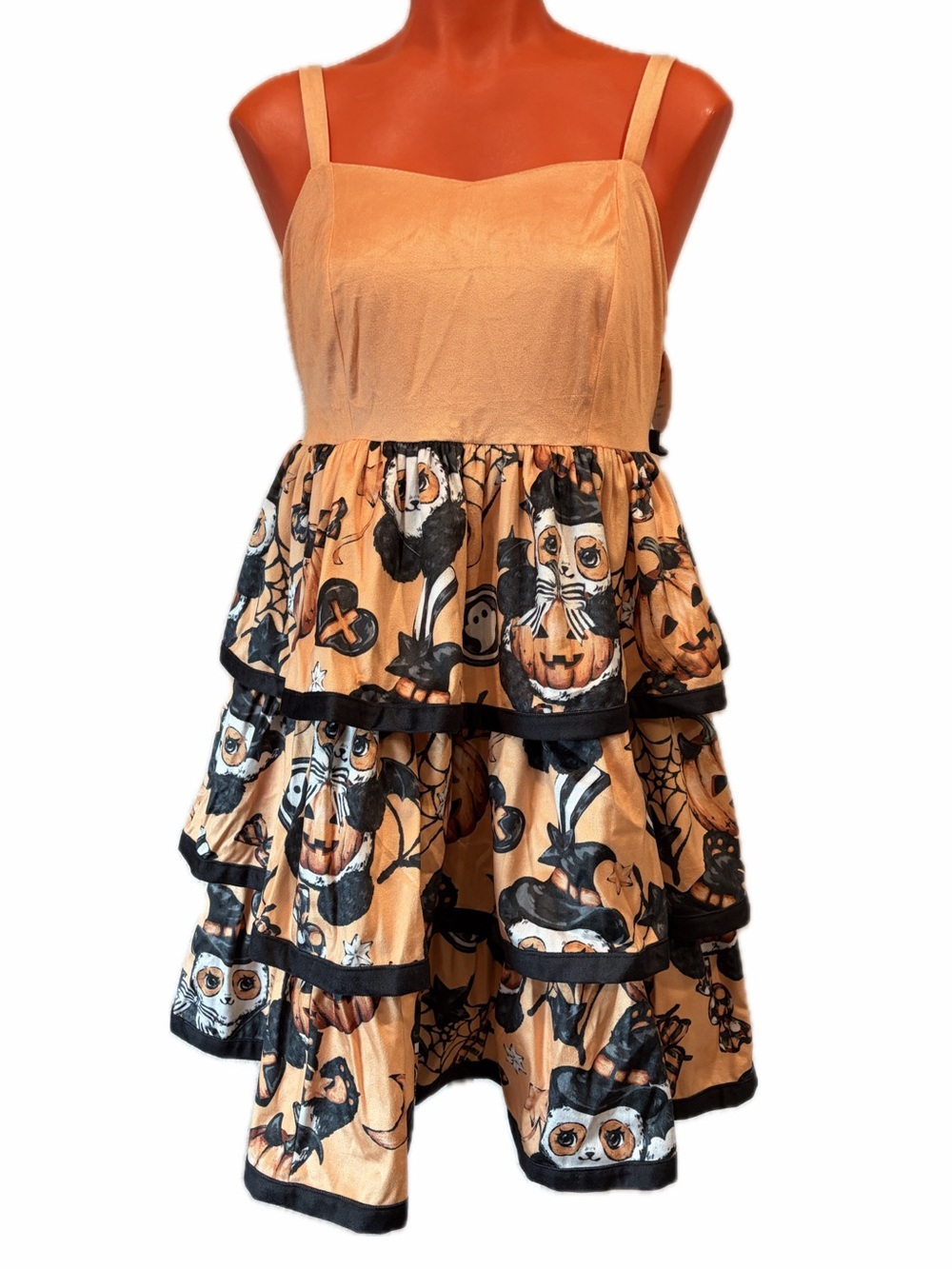 Devil Inspired x Girl’s Dream Kawaii Halloween Panda Print Tiered JSK dress